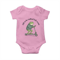 Funny Frog Anti ICE Political Protest Baby Onesie Off To Be Radical Left Scum