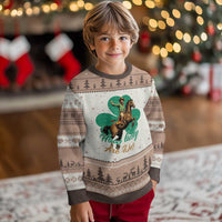 How Lucky Are We Ugly Christmas Sweater Cowboy Western Irish St Patrick's Day