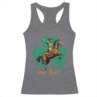How Lucky Are We Racerback Tank Top Cowboy Western Irish St Patrick's Day