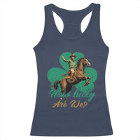 How Lucky Are We Racerback Tank Top Cowboy Western Irish St Patrick's Day