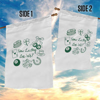 How Lucky Are We Garden Flag Irish Shamrock Horseshoe St Patricks Day