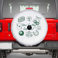 How Lucky Are We Spare Tire Cover Irish Shamrock Horseshoe St Patricks Day