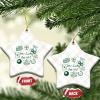 How Lucky Are We Ceramic Ornament Irish Shamrock Horseshoe St Patricks Day