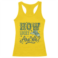 How Lucky Are We Racerback Tank Top Cowboy Western St Patrick's Day