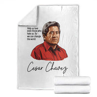 Cesar Chavez Quote Throw Blanket 31 March Celebration Day