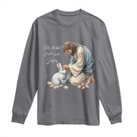 Silly Rabbit Easter Is For Jesus Long Sleeve Shirt Christian Easter Religious