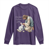 Silly Rabbit Easter Is For Jesus Long Sleeve Shirt Christian Easter Religious