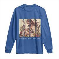 Silly Rabbit Easter Is For Jesus Long Sleeve Shirt Christian Jeusus Floral Easter