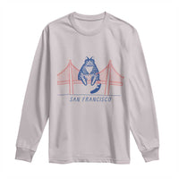 Funny Cat San Francisco Golden Gate Long Sleeve Shirt