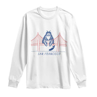 Funny Cat San Francisco Golden Gate Long Sleeve Shirt