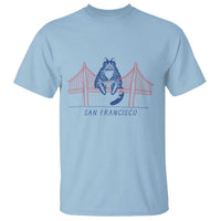 Funny Cat San Francisco Golden Gate T Shirt