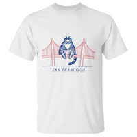 Funny Cat San Francisco Golden Gate T Shirt