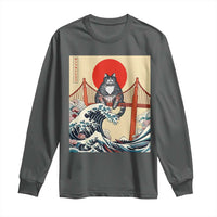 San Francisco Cat Long Sleeve Shirt Vintage Japanese Anime Kawaii Cat Sunset