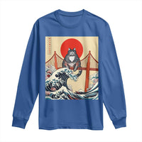San Francisco Cat Long Sleeve Shirt Vintage Japanese Anime Kawaii Cat Sunset