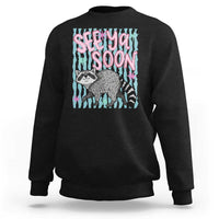 See Ya Soon Raccoon Sweatshirt Funny Last Day of School
