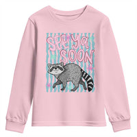 See Ya Soon Raccoon Youth Sweatshirt Funny Last Day of School