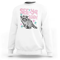 Funny Raccoon Graduation Sweatshirt Senior Grad 2026 See Ya Soon