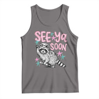 Funny Raccoon Graduation Tank Top Senior Grad 2026 See Ya Soon