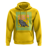 Striped Funny See Ya Soon Racoon Hoodie Last Day Of School Teacher