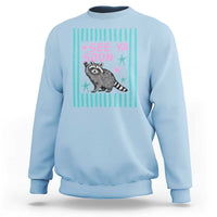 Striped Funny See Ya Soon Racoon Sweatshirt Last Day Of School Teacher