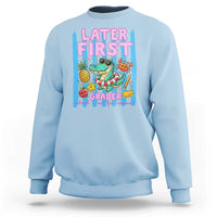 Later First Grader School's Out For Summer Sweatshirt Last Day Of School Later Gator Alligator