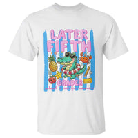 Later Fifth Grader School's Out For Summer T Shirt Last Day Of School Later Gator Alligator