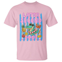 Later Second Grader School's Out For Summer T Shirt Last Day Of School Later Gator Alligator