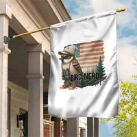 Bird Nerd Garden Flag Funny Bird Watching Patriotic American Flag - Wonder Print Shop