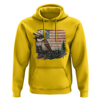 Bird Nerd Hoodie Funny Bird Watching Patriotic American Flag - Wonder Print Shop