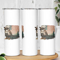 Bird Nerd Skinny Tumbler Funny Bird Watching Patriotic American Flag - Wonder Print Shop