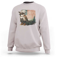 Bird Nerd Sweatshirt Funny Bird Watching Patriotic American Flag - Wonder Print Shop