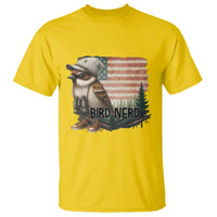 Bird Nerd T Shirt Funny Bird Watching Patriotic American Flag - Wonder Print Shop