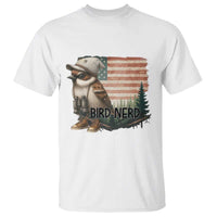 Bird Nerd T Shirt Funny Bird Watching Patriotic American Flag - Wonder Print Shop