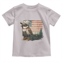 Bird Nerd Toddler T Shirt Funny Bird Watching Patriotic American Flag - Wonder Print Shop