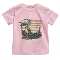 Bird Nerd Toddler T Shirt Funny Bird Watching Patriotic American Flag - Wonder Print Shop
