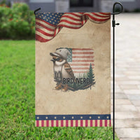 Bird Nerd Garden Flag Funny Bird Watching Patriotic American Flag