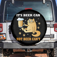 Funny Cat Drinking Beer Spare Tire Cover It Is Beer Can Not Beer Can Not Kitty Lovers - Wonder Print Shop