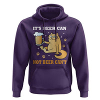 Funny Cat Drinking Beer Hoodie It Is Beer Can Not Beer Can Not Kitty Lovers - Wonder Print Shop
