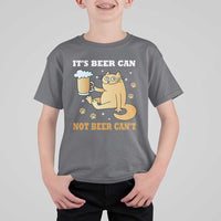 Funny Cat Drinking Beer T Shirt For Kid It Is Beer Can Not Beer Can Not Kitty Lovers - Wonder Print Shop