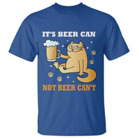 Funny Cat Drinking Beer T Shirt It Is Beer Can Not Beer Can Not Kitty Lovers - Wonder Print Shop