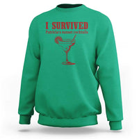 I Survived Patricia's Sunset Cocktails Sweatshirt Vintage 90s Trendy TV Show Movie