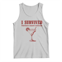 I Survived Patricia's Sunset Cocktails Tank Top Vintage 90s Trendy TV Show Movie