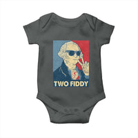 Two Fiddy George Washington 250th Anniversary Baby Onesie Funny 4th of July