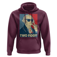 Two Fiddy George Washington 250th Anniversary Hoodie Funny 4th of July