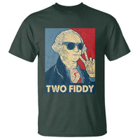 Two Fiddy George Washington 250th Anniversary T Shirt Funny 4th of July