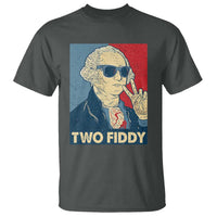 Two Fiddy George Washington 250th Anniversary T Shirt Funny 4th of July