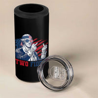 Two Fiddy 250th Anniversary 4 in 1 Can Cooler Tumbler Funny George Washington 4th of July