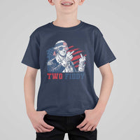 Two Fiddy 250th Anniversary T Shirt For Kid Funny George Washington 4th of July