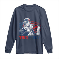 Two Fiddy 250th Anniversary Long Sleeve Shirt Funny George Washington 4th of July