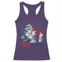 Two Fiddy 250th Anniversary Racerback Tank Top Funny George Washington 4th of July